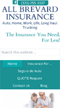 Mobile Screenshot of allbrevardinsurance.com